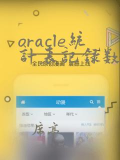 oracle统计表记录数