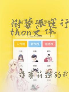 树莓派运行python文件