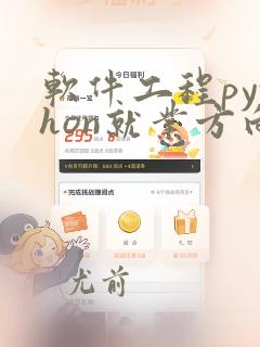 软件工程python就业方向