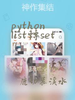 python list转set