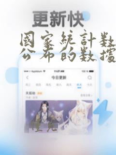 国家统计数据以公布的数据为准