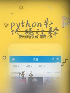 python对代码注释