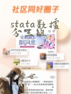 stata数据分三组