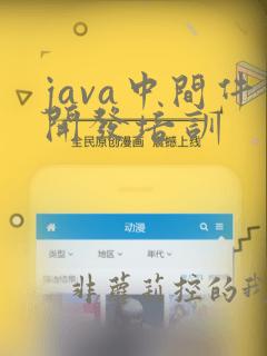 java中间件开发培训