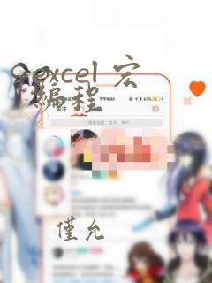 excel 宏编程