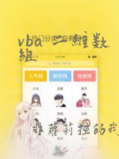 vba 二维数组