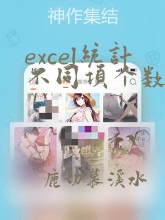 excel统计不同项个数
