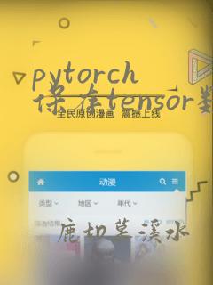 pytorch保存tensor数据
