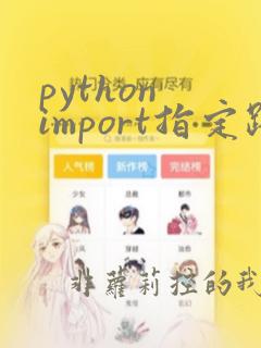 python import指定路径的包