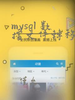 mysql 数据文件转移