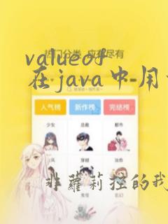 valueof在java中用法