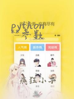 python **参数