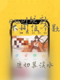 excel统计不同值个数函数