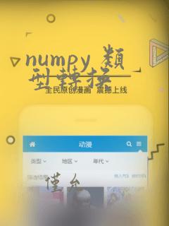 numpy 类型转换