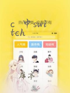 c 中switch