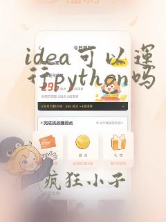 idea可以运行python吗