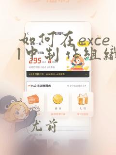 如何在excel中制作组织架构图表