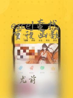 excel查找重复函数