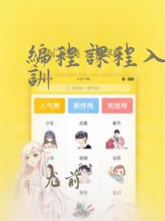 编程课程入门培训