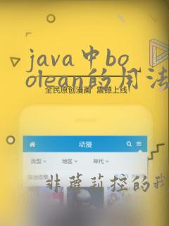 java中boolean的用法举例