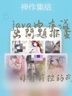 java内存溢出问题排查