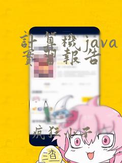 计算机java实习报告
