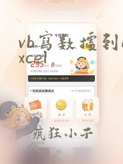 vb写数据到excel