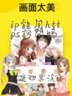 ip能用https访问吗