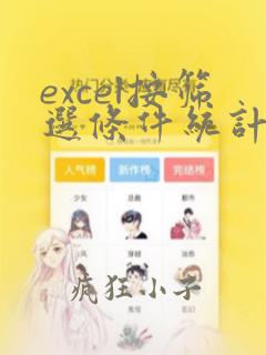 excel按筛选条件统计个数