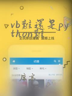 vb难还是python难