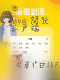 java 开发客户端