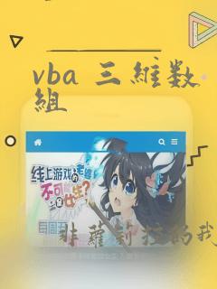vba 三维数组