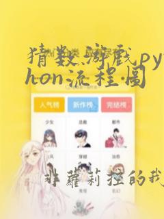 猜数游戏python流程图