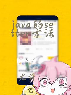 java的setter方法