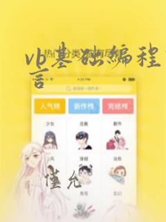 vb基础编程语言