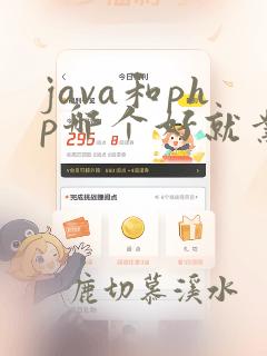 java和php哪个好就业