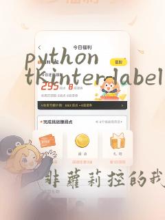 python tkinter label标签