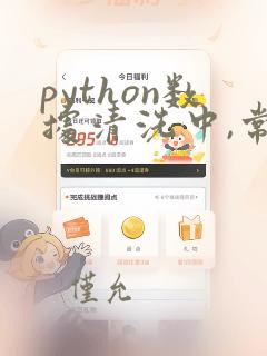 python数据清洗中,常用的方法包含