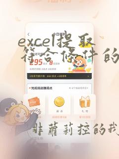 excel提取符合条件的行vba