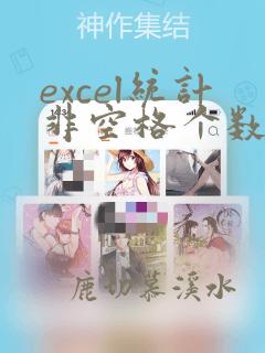 excel统计非空格个数