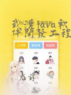 武汉java软件开发工程师培训