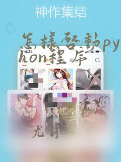 怎样启动python程序