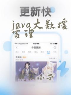 java大数据处理