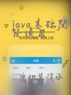 java基础开发项目