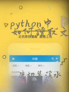 python中如何读取文件内容