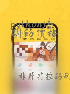 python培训的价格