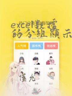 excel数据的分组显示