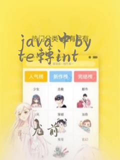 java中byte转int