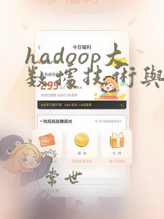 hadoop大数据技术与应用