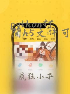python打开h5文件可视化